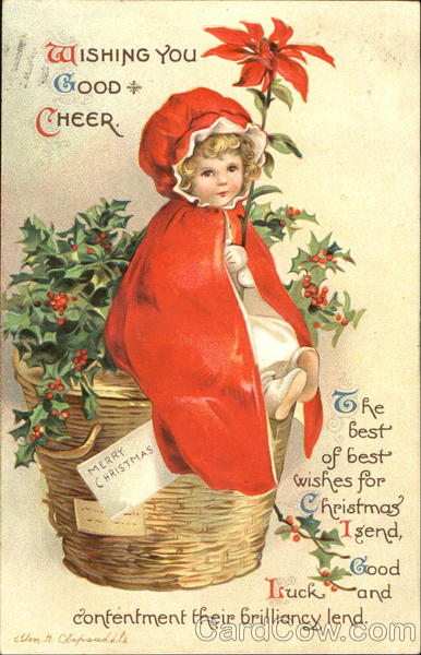 Wishing You Good Cheer Ellen Clapsaddle Children