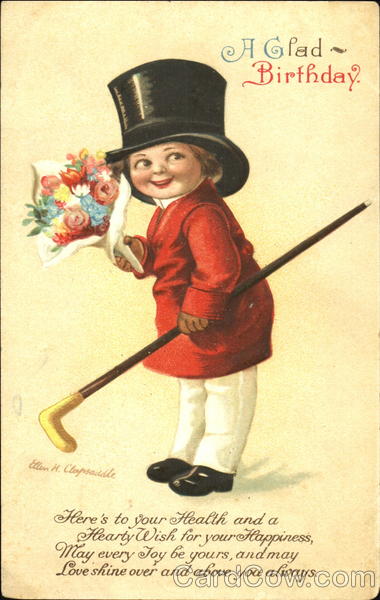 A Glad Birthday Ellen Clapsaddle