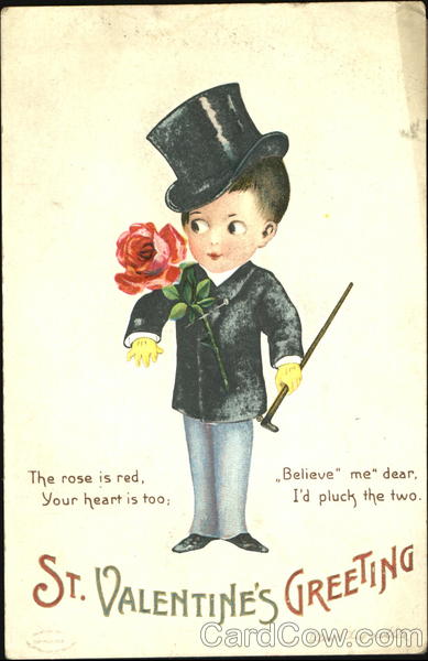 St. Valentine's Greeting Ellen Clapsaddle Children