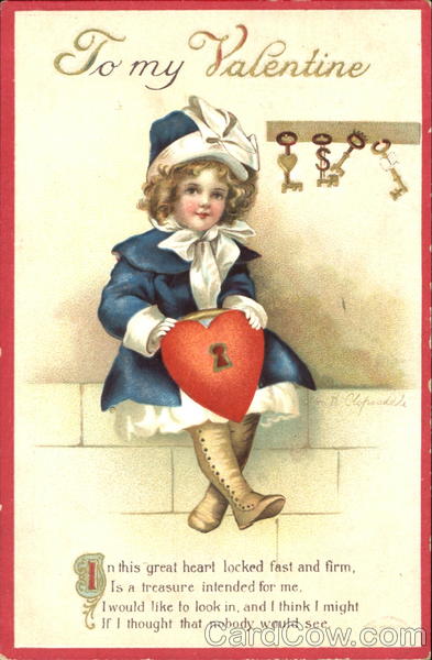 To My Valentine Ellen Clapsaddle Children