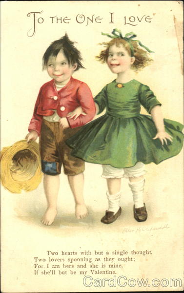 To The One I Love Ellen Clapsaddle Children