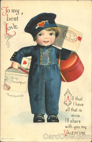 To My Best Love Ellen Clapsaddle Children