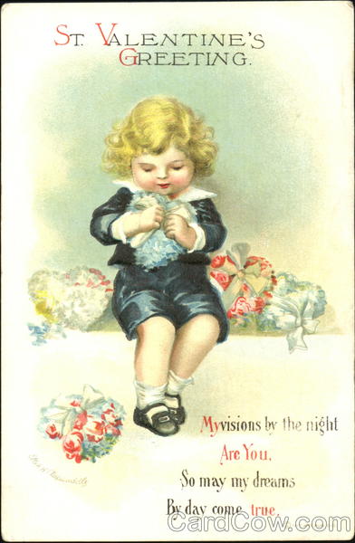 St. Valentine's Greeting Ellen Clapsaddle Children