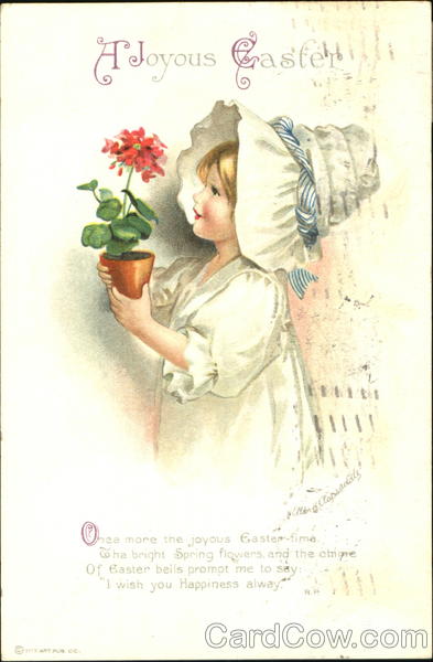 A Joyous Easter Ellen Clapsaddle With Children