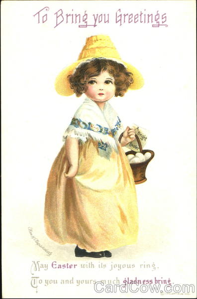 To Bring You Greetings Ellen Clapsaddle With Children