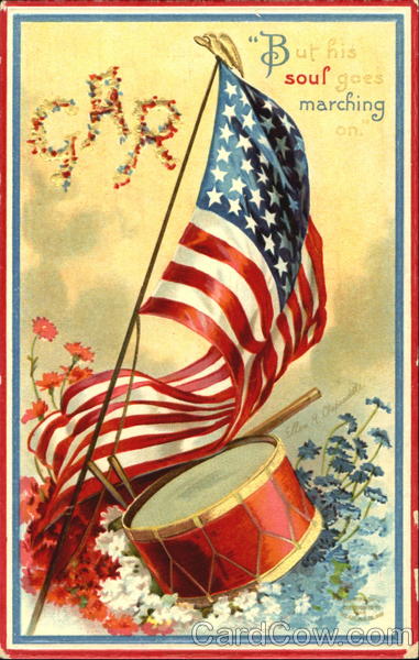 But His Soul Goes Marching Ellen Clapsaddle Memorial Day