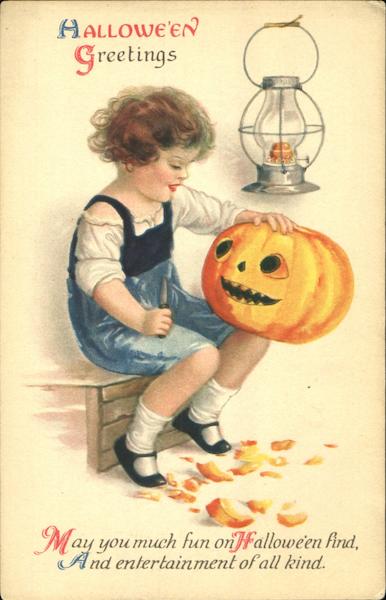 Halloween Greetings Ellen Clapsaddle