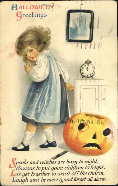 Halloween Greetings Ellen Clapsaddle