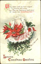 Loving Christmas Greeting Postcard