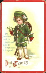 Best Wishes Children Postcard Postcard