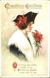 Christmas Greetings Postcard