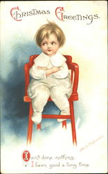 Christmas Greetings Postcard