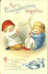 Hearty Thanksgiving Greetings Postcard