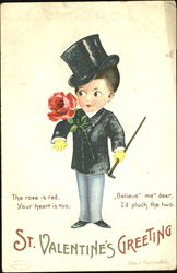 St. Valentine's Greeting Postcard