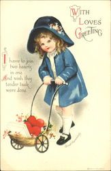 With Loves Greeting Children Postcard Postcard