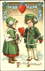 To My Sweetheart Children Postcard Postcard