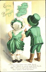 Erin Go Bragh St. Patrick's Day Postcard Postcard