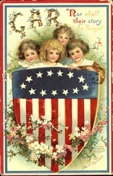 Nor Shall Their Story Be Forgot Memorial Day Postcard Postcard