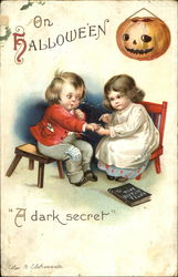 On Halloween Postcard