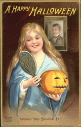 A Happy Halloween Postcard