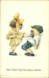 The Sole Kiss For Yours Dearie Charles Twelvetrees Postcard Postcard