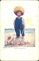 Young America Postcard
