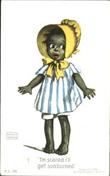 I'm Scared I'll Get Sunburned Postcard