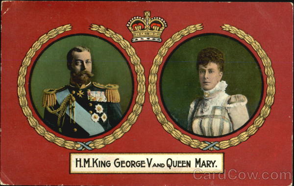 H. M. King George V And Queen Mary Royalty