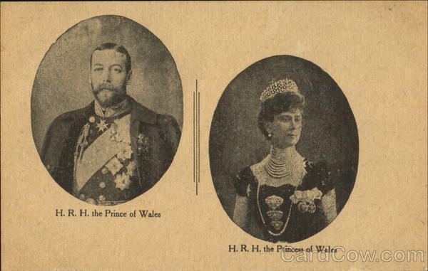H. R. H. The Prince & Princess Of Wales Royalty