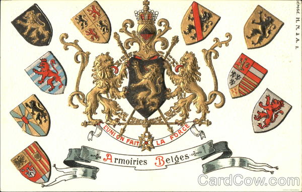 Armoiries Belges Coat of Arms Belgium
