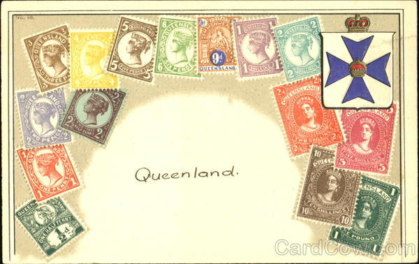 Queensland Stamp Postcards