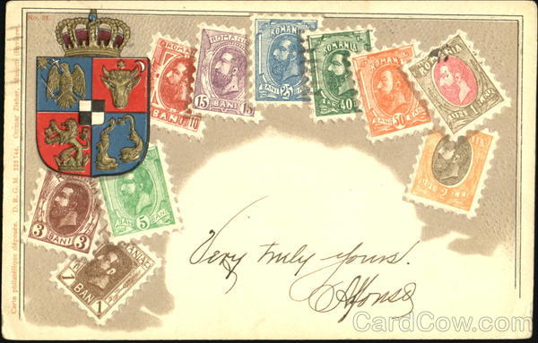 Romania Stamp Postcards