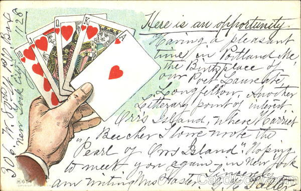 Here Is An Opportunity Card Games