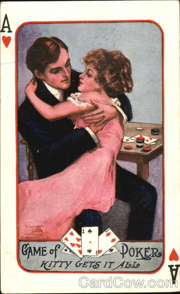 Game Of Poker Kitty Gets It All Card Games