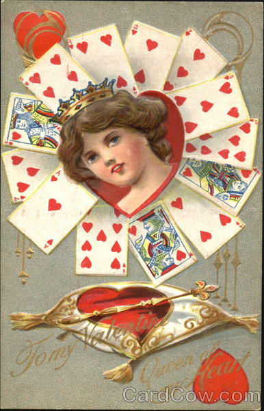To My Valentine Queen Of My Heart Card Games