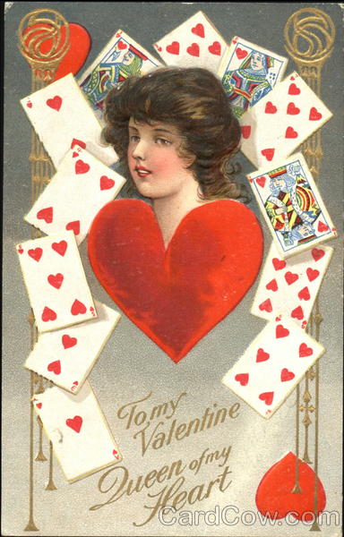 To My Valentine Queen Of My Heart Card Games