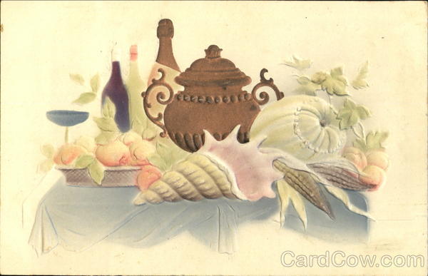 Still Life Seashells and Fruit
