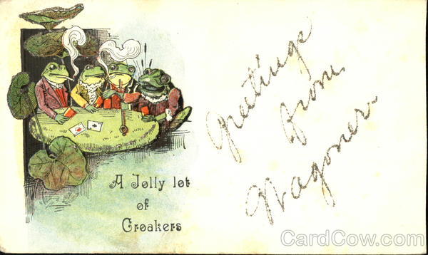 A Jolly Lot Of Croakeers Frogs