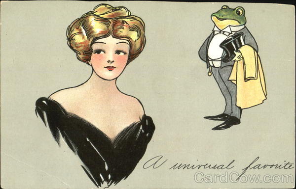 Woman and Frog Frogs