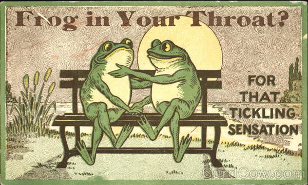 Frog In Your Throat? Frogs