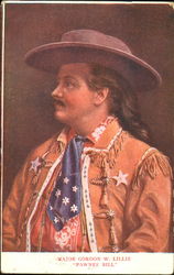 Major Gordon W. Lillie Cowboy Western Postcard Postcard