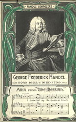 George Frederick Handel Postcard