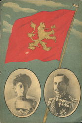 King Haakon VII and Queen Maud of Norway. (Haakon VII reigned 1905 – 1957.) Postcard