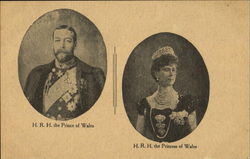H. R. H. The Prince & Princess Of Wales Postcard