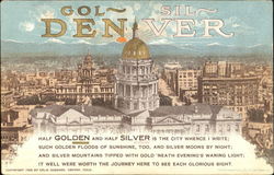 Golden & Silver Postcard
