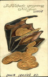 Coins & Coin Purse Postcard