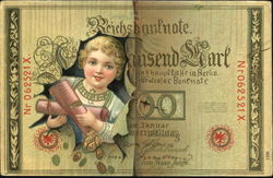 Child With Money Postcard