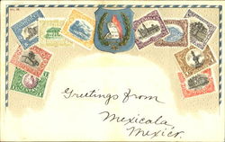 Guatemala Stamps Postcard