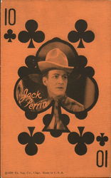 Jack Perrin - 10 of Clubs Postcard