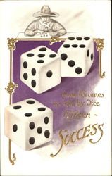 Success - Dice Postcard